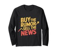 Buy The Rumor Sell The News Crypto Trading Strategy - Maglia a Manica