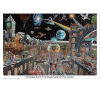 Buyartforless Poster Echoes from The Dark Side of The Moon 50 Pink Floyd Songs di Tom Masse 32 x 22 cm, stampa artistica su poster Rock and Roll Man Cave