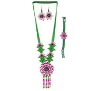 Buybeaded Weavish - Collana lunga di perline - Boho Native Handmade Seed Bead Tassel Necklace Bohemian Large Statement per le donne (craftscorner-va1), Free size, Perline di vetro c/z 11/0, c/z