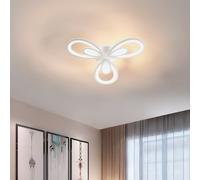 BUYBUY Lampadario LED 49W, Telecomando 2.4G, Luce Regolabile 4700lm BBLED009