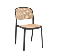 buybuy Sedia Arredamento da Interno Firenze Colore Nero FIE001B