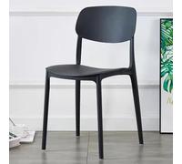 buybuy Sedia Catania Colore Nero CTN01B Design Moderno Impilabile