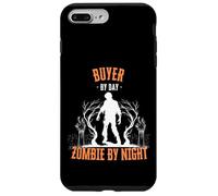 Buyer by Day Zombie by Night Divertente Halloween Creepy Retail Custodia per iPhone 7 Plus/8 Plus