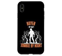 Buyer by Day Zombie by Night Divertente Halloween Creepy Retail Custodia per iPhone XS Max