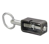 Buyers Products B2598LP Saldatura su 5/8 "Primavera Fermo Assemblaggio con Tubo Pianura e 1.3" Esteso Pistone, Pin Trattato Termicamente, Utility Gate Latch, Trailer Latch