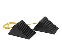 Buyers Products WC35225 - Set di Cunei per Ruote in Gomma, 12,7 x 7,6 x 5,7 cm, Corda in Nylon da 91 cm, Ideale per ATV, Tosaerba e Scooter a Gas, antiruggine e Resistente agli Agenti chimici