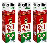BUYFARMA PROMO PACK - 3X Aftir Duo Shampoo da 100ml, Doppia Azione Contro i Pidocchi: Elimina e Previene - PETTINE IN OMAGGIO