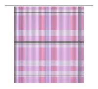 buyiikjd Bath CurtainTende Per Vasca DaStrawberry Milk Chocolate Checkered Bagno Opaca Impermeabile , Tenda Doccia Poliestere Con Ganci A C64.17x70.87Inch（163x180cm）