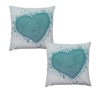 buyiikjd Love And CandleCopricuscini Per Divano 26 "x26 Cm in Peluche Morbido Con Cerniera Invisibile, Anti-Piega , Grigio , Per Camera Da Letto E Soggiorno Plush Pillow Case