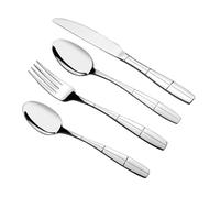 Buyitt 48 pezzi in acciaio inox posate, coltelli e set di forchette, servizio per 12