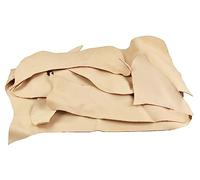 BUYLEATHERONLINE® 1Kg di Ritagli di Cuoio Conciato al Vegetale in Toscana, Spessore 2mm - Scarti, Scampoli, Resti, Rimanenze di Pelle Naturale per Hobby Creativi