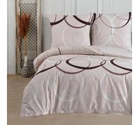 Buymax® Copripiumino Matrimoniale 200x220 100% Cotone 3 Pezzi Copripiumino - Set Biancheria da Letto 200 x 220 cm con 2 Federe 80x80 cm, Copripiumino Renforcé ÖKO-TEX con Cerniera