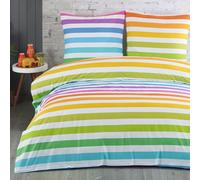 Buymax® Copripiumino Matrimoniale 200x220 100% Cotone 3 Pezzi Copripiumino - Set Biancheria da Letto 200 x 220 cm con 2 Federe 80x80 cm, Copripiumino Renforcé ÖKO-TEX con Cerniera