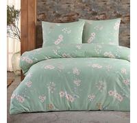 Buymax® Copripiumino Matrimoniale 200x220 100% Cotone 3 Pezzi Copripiumino - Set Biancheria da Letto 200 x 220cm con 2 Federe 80x80cm, Set Copripiumino Renforcé con Cerniera ÖKO-TEX