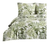 Buymax® Copripiumino Matrimoniale 200x220 100% Cotone 3 Pezzi Copripiumino - Set Biancheria da Letto 200 x 220 cm con 2 Federe 80x80 cm, Copripiumino Renforcé ÖKO-TEX con Cerniera