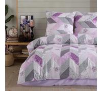 Buymax® Copripiumino Matrimoniale 200x220 100% Cotone 3 Pezzi Copripiumino - Set Biancheria da Letto 200 x 220 cm con 2 Federe 80x80 cm, Copripiumino Renforcé ÖKO-TEX con Cerniera