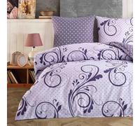 Buymax® Copripiumino Matrimoniale 200x220 100% Cotone 3 Pezzi Copripiumino - Set Biancheria da Letto 200 x 220 cm con 2 Federe 80x80 cm, Copripiumino Renforcé ÖKO-TEX con Cerniera