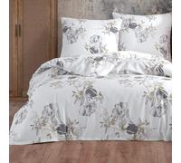Buymax® Copripiumino Singolo 155x220 100% Cotone 2 Pezzi Copripiumino - Set Biancheria da Letto 155 x 220 cm con 1 Federe 80x80 cm, Copripiumino Renforcé ÖKO-TEX con Cerniera