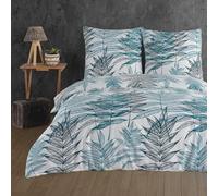 Buymax® Copripiumino Singolo 155x220 100% Cotone 2 Pezzi Copripiumino - Set Biancheria da Letto 155 x 220 cm con 1 Federe 80x80 cm, Copripiumino Renforcé ÖKO-TEX con Cerniera
