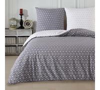 Buymax® Copripiumino Singolo 155x220 100% Cotone 2 Pezzi Copripiumino - Set di Biancheria da Letto 155 x 220cm 1 x Federa 80x80cm, Copripiumino Renforcé ÖKO-TEX con Cerniera