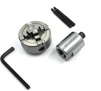 Buyohlic Adattatore per mandrino adatto a mandrino V 5/8" a mandrino filettato da 5/8" mandrino a M14 x 1 filettatura con mandrino indipendente a 4 ganasce da 70 mm