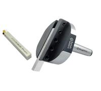 Buyohlic Grande dimensione testa 4" pollici/100 mm diametro Fly cutter (MT3-Drawbar (M12x1.75) W/HSS + punta indicizzabile))