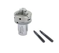 Buyohlic Mandrino piccolo diametro 50 mm con filettatura M12 x 1 con adattatore mandrino da 5/8 '' (mandrino autocentrante a 3 ganasce da 50 mm)