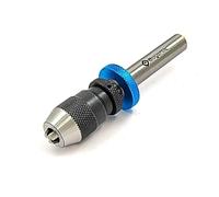Buyohlic Micro adattatore per trapano fine in miniatura 0-1/8 pollice/0-3 mm JT0 senza chiave mandrino conico per montare adattatore (JT0 Micro Drill Chuck con adattatore da 1/2")