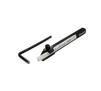 Buyohlic Mini tornio Cut off 6, 8, 10 mm strumento di separazione quadrato + lama HSS per torni Emco Unimat (strumento di separazione 6 mm)