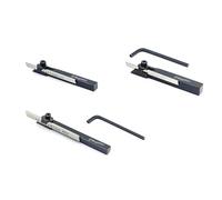 Buyohlic Mini tornio taglio 6, 8, 10 mm strumento di separazione quadrato + lama HSS per torni Emco Unimat (set di tutte e 3 dimensioni)
