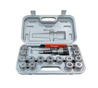 Buyohlic Set di 15 pinze di precisione ER40 con supporto per gambo Bridgeport R8 e chiave per fresatura e foratura