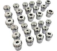 Buyohlic Set di pinze ER per fresatura CNC e portautensili per tornio - Accessori per macchine per incisione (pinza ER40 - 29 pezzi (dimensioni: 1/8" - 1")