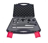 Buyohlic Set di supporti per contropunta per maschiatura, alesatura e filettatura con valigia in plastica (cono Morse 2)