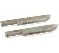 Buyohlic Set di utensili HSS per filettatura interna esterna a doppia estremità per tornio (gambo 6 x 6 mm)