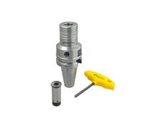 Buyohlic Supporto adattatore mandrino BT40 II Hydrogrip II, diametro 20 x 100 mm, lunghezza II, bilanciato fino a 25000 giri/min (da 20 a 8 mm)