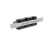 Buyohlic Supporto regolabile con separazione a T con lama per macchine utensili tornio (gambo 8 mm (lama larga 1/2))