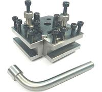 Buyohlic T37 - Supporto a cambio rapido per tornio (blocco con 2 supporti standard)