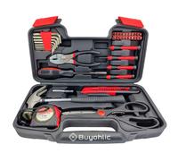 Buyohlic's 39 Pezzi General Household Hand Tool Kit Starter Set con Plastica