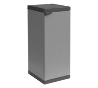 BuyStar Armadio 1 Anta da Esterno 34x40x85h cm, 1 Ripiano Regolabile Interno e Maniglia - Sistema a Incastro, Senza Viti, Idrorepellente, Robusto, Garage, Terrazzo, Officina - Made in Italy