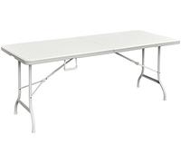 TAVOLO RETTANGOLARE NERO RICHIUDIBILE SALVASPAZIO Polyrattan Levante