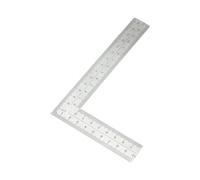 BUYTUS 1-5 pezzi Mini L Shape Ruler Strumento di misurazione del layout Quadrato in acciaio inossidabile 90 Righello tornitura precisione for calibri intelaiatura edifici(10x15cm,5PCS)
