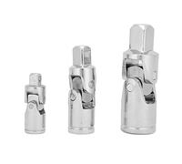 BuyWeek Adattatore per Presa Giunto Universale, 3 Pezzi CRV 1/4" 3/8" 1/2" a 360° in Acciaio al Cromo Vanadio per Chiavi e Chiavi a Bussola