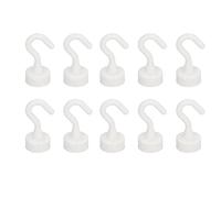 BuyW anci Magnetici Gancio Magnetico Supporto Magnetico, 10 Pezzi 5 KG in Plastica per Frigorifero Microonde