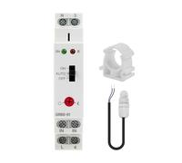 BuyW RB8-01 Relè di Controllo Luce Relè Sensore Luce Montato Su Guida Timer Interruttore Luce Scala Ac 110 V-240 V, Interruttore Automatico, Sensibilità Alla Luce 1-100 Lx
