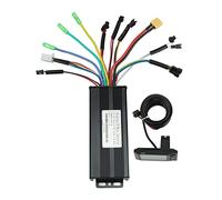 BuyWeek Kit Controller Brushless Bici Elettrica Controller Motore Onda Sinusoidale 24V 36V 48V 1000-1500W 30A 3 Modalità con GD01 Display LCD