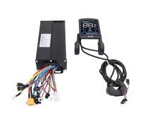 BuyWeek Kit Controller Scooter Elettrico, 36V 48V 1500W 2000W 40A Controller Motore Onda Sinusoidale 3 modalità con Pannello LCD S-100