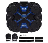 BuyWeek Music Boxing Machine, allenatore elettronico interattivo boxe con guanti, sacco boxe imbottito a LED, per allenamento fitness a casa, PC, silicone 13,38 x 12,40 x 1,5