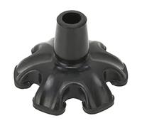 BuyWeek Punta di Canna, 19 mm Puntali in Gomma a 6 Pilastri Supporto per Treppiede per Bastoncini da Passeggio