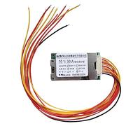 BuyWeek Scheda di Protezione Batteria al Litio BMS 10S 36V 30A Scheda di Protezione agli ioni di Litio BMS PCB 18650 Protezione Batteria, con Funzione di Bilanciamento, Ccarico Corrente Protezione
