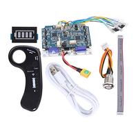 BuyWeek Set di Controller per Scooter Elettrico, Controller Motore Brushless Sinusoide Dual Drive Pannello di Controllo Motore con Telecomando per E-Bike